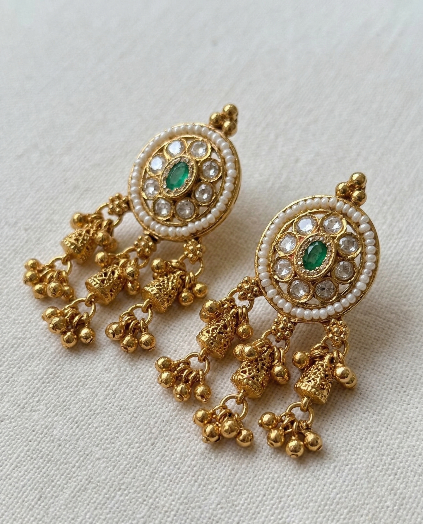 Eternal Radiance Heritage Gold-Plated Emerald & Ruby Choker Set
