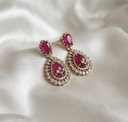 Royal Kundan & AD Stone Choker Set with Matching Earrings